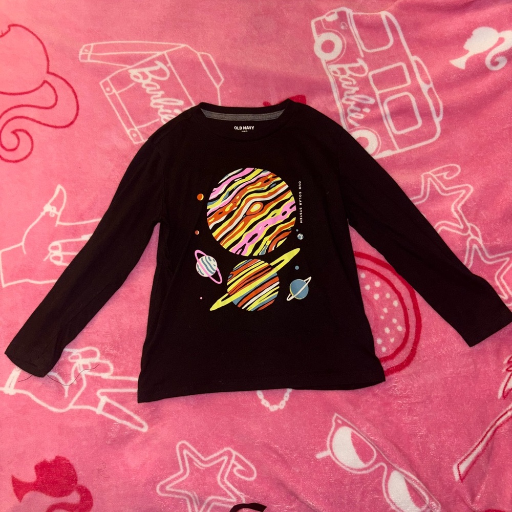 Old Navy Black Long Sleeve Tee